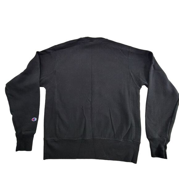 Champion Reverse Weave Womens Small Black Pullover Unity Peace Harmony Oneness - Picture 2 of 8